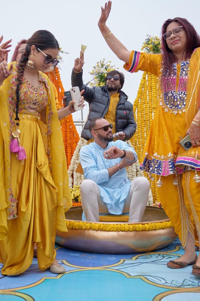 Haldi ritual ceremony