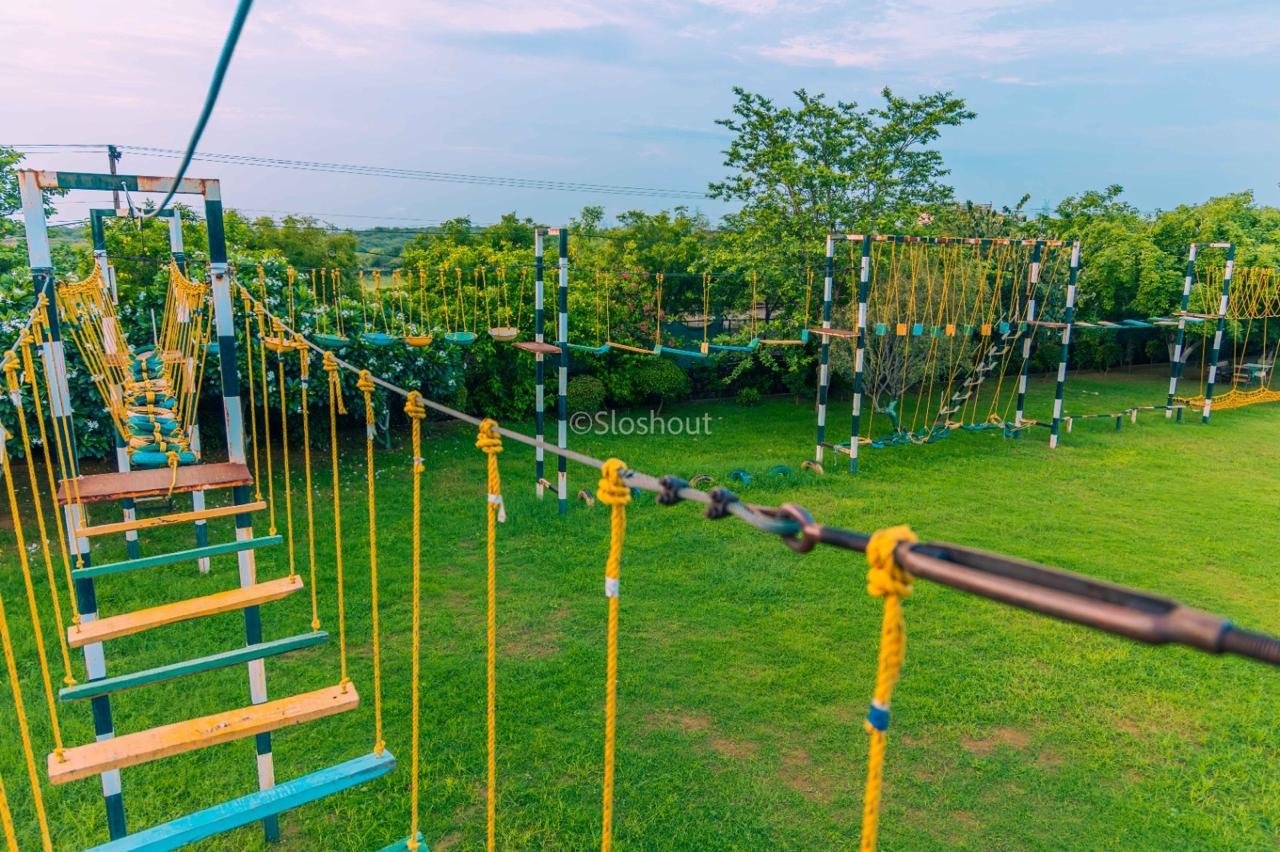 Rope obstacle adventure activity