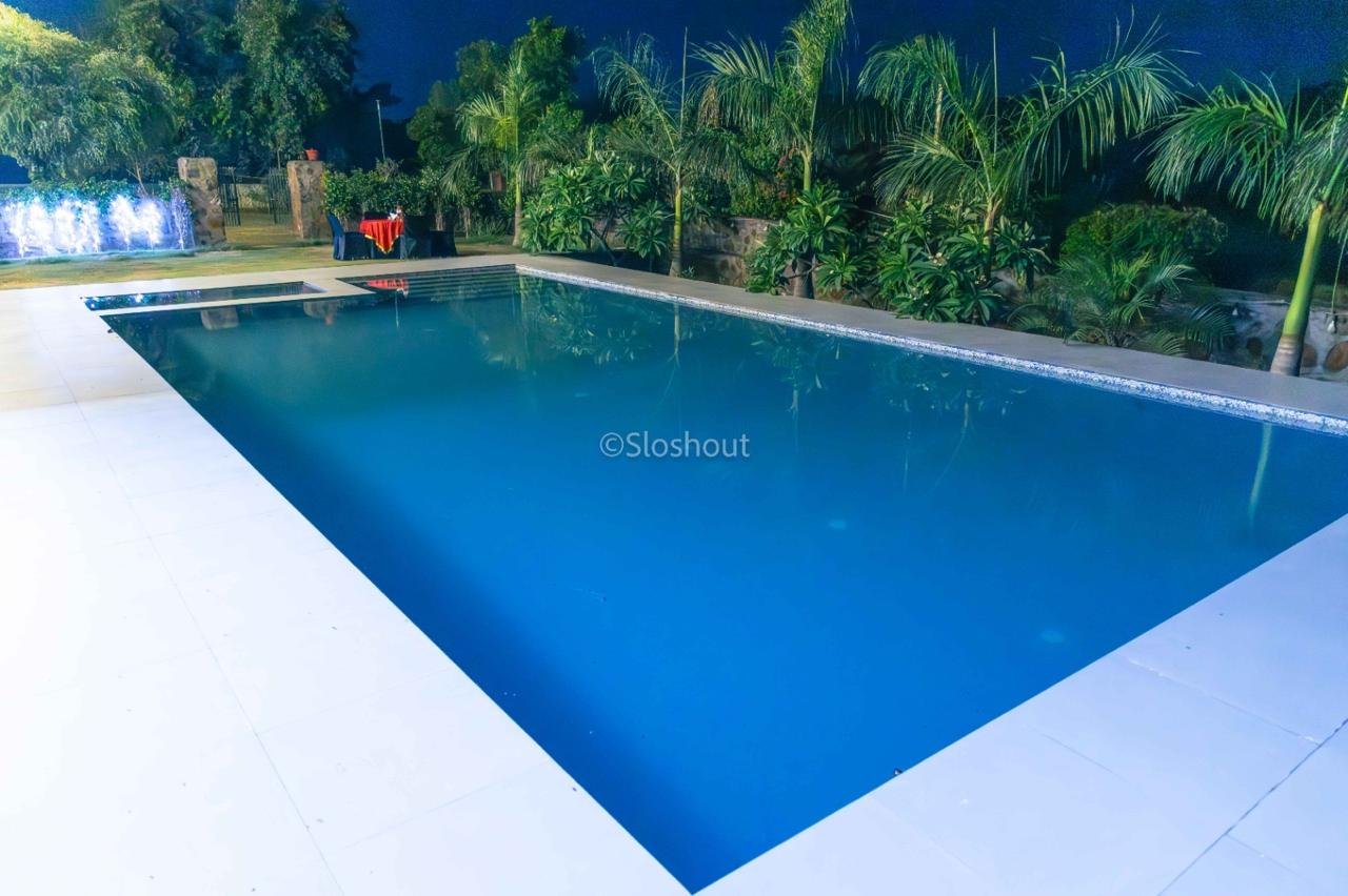Swimming pool and activity structure