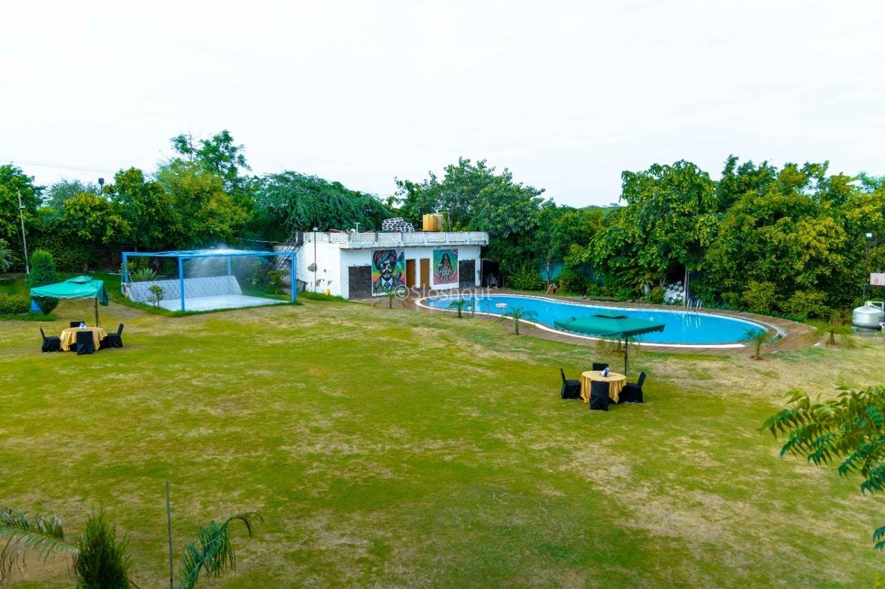 Resort open pool area