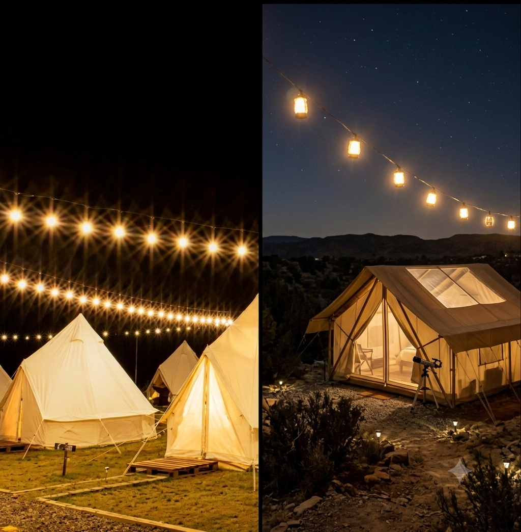 Glamping Tent Exterior
